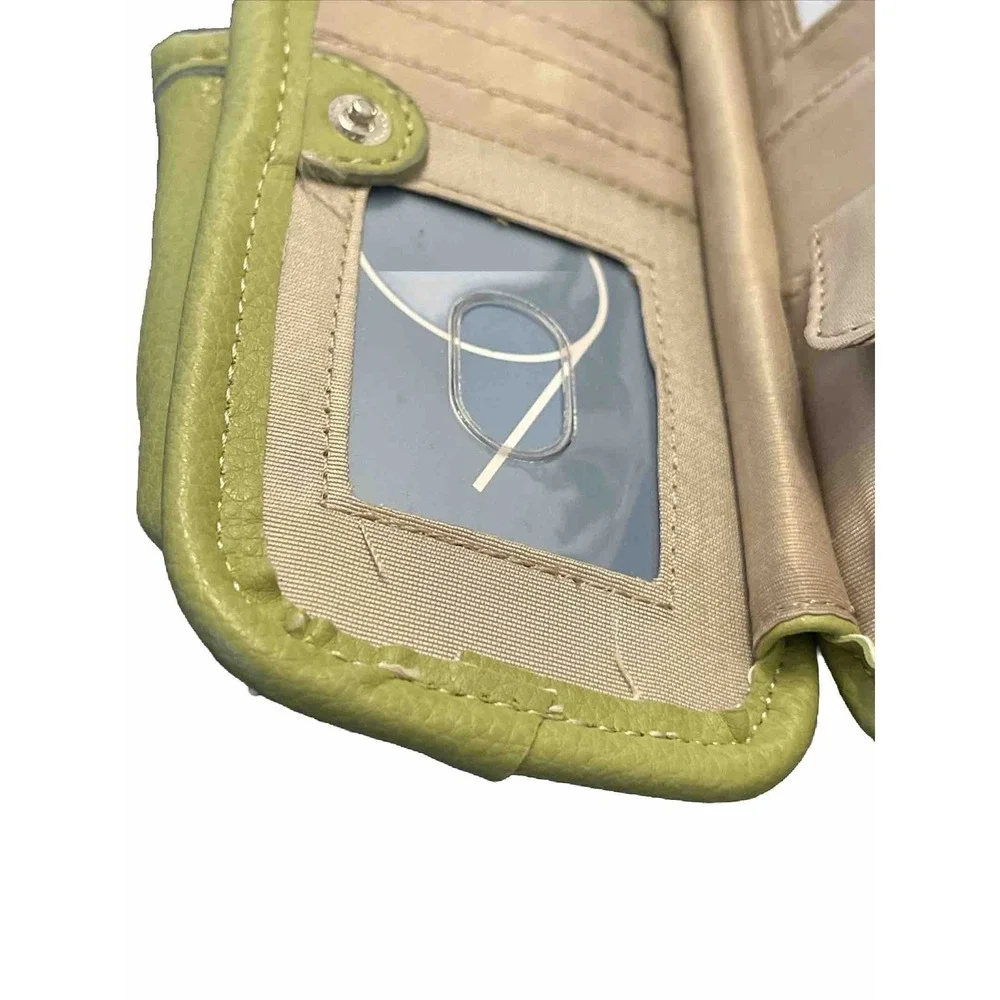 NINE WEST Green Wristlet Cell Phone Case Organizer  ID‎